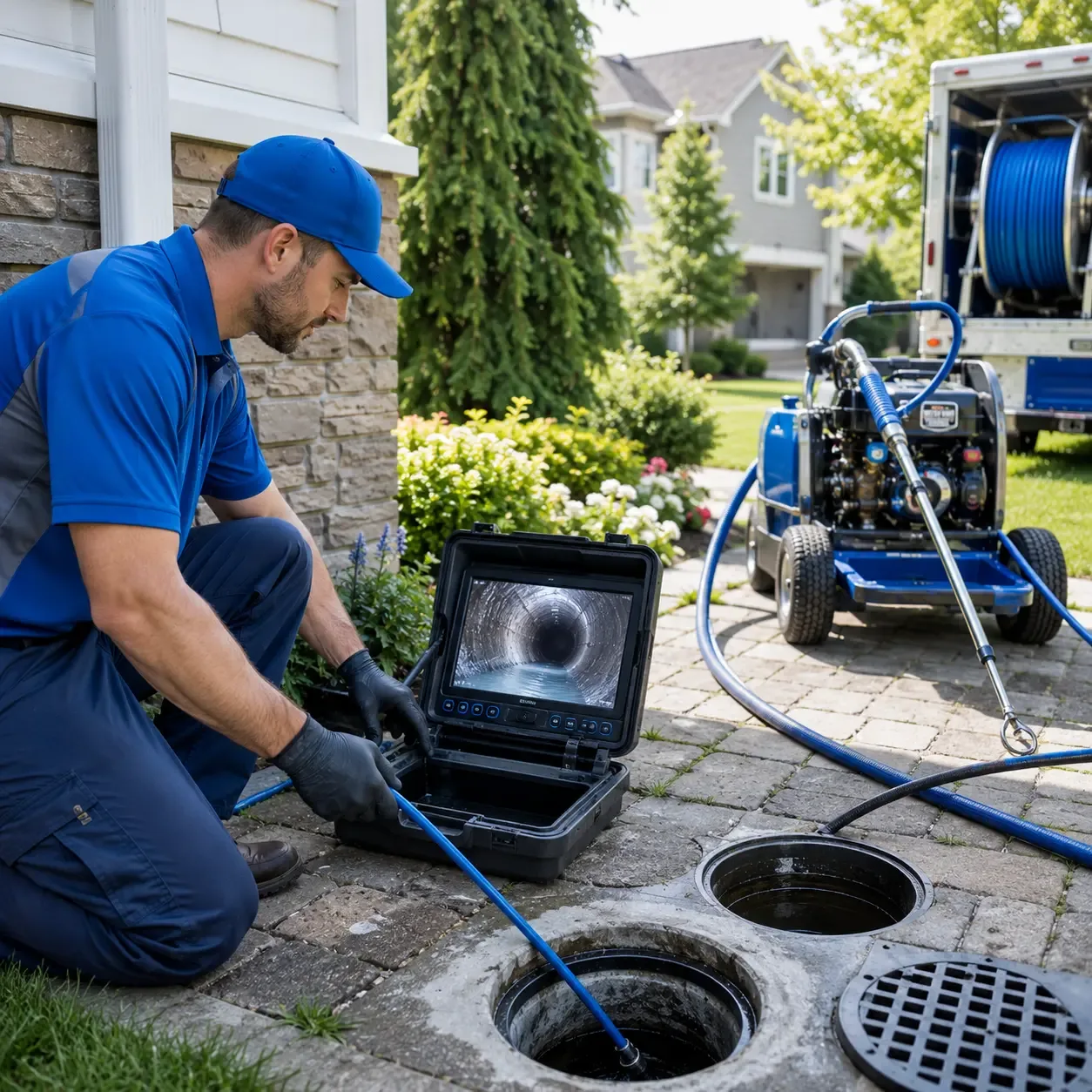 Outdoor drain cleaning professionals serving Shortsville, NY